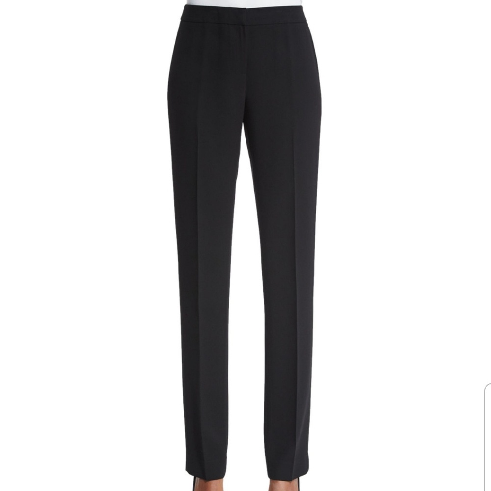 Lafayette 148 New York Pleated Crepe Pants